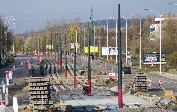 Modernizácia električkových tratí - Dúbravsko - Karloveská radiála - Spoorwegbouw