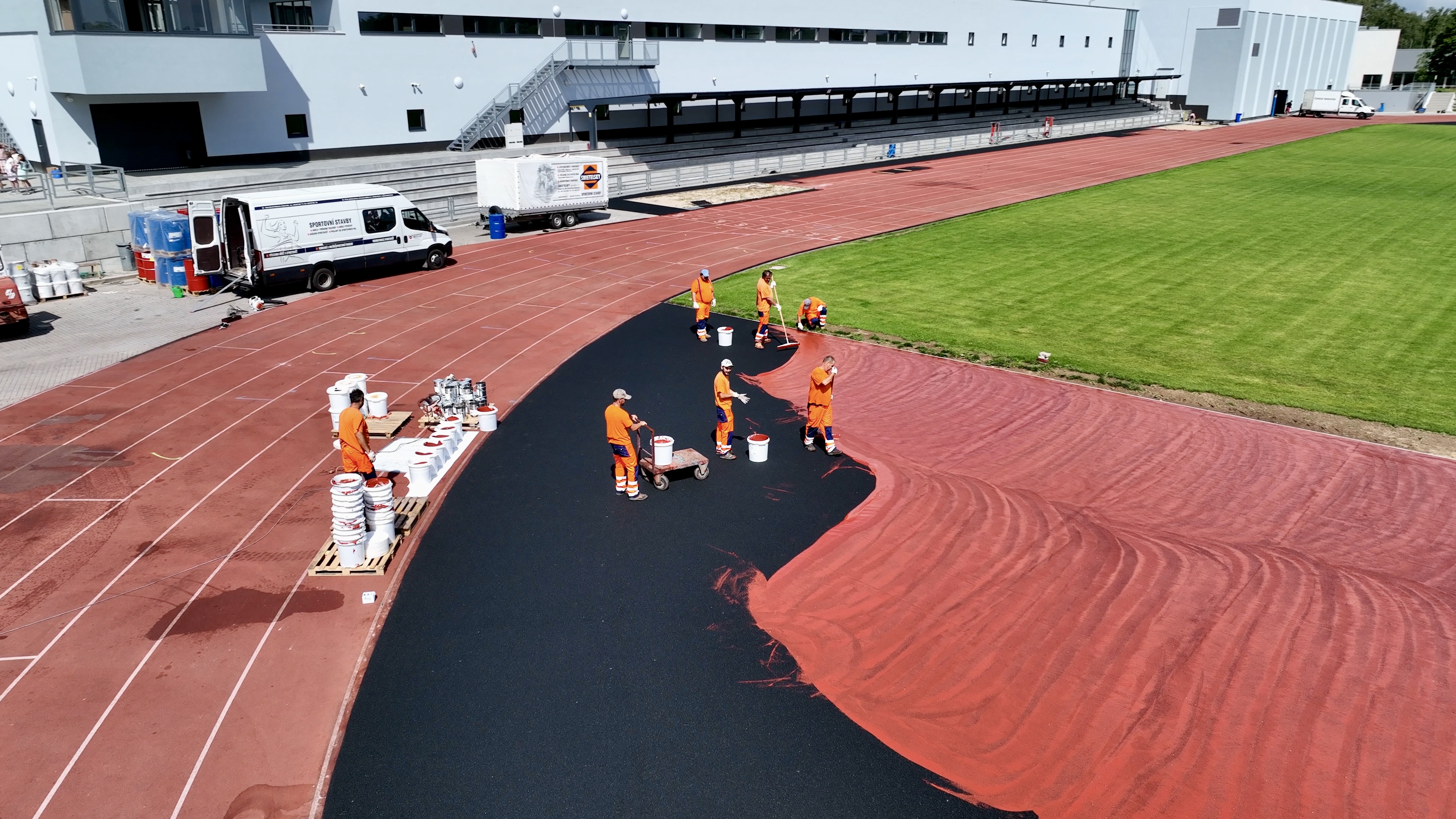 Tábor – retoping povrchů na Stadionu Míru - Gespecialiseerde competenties