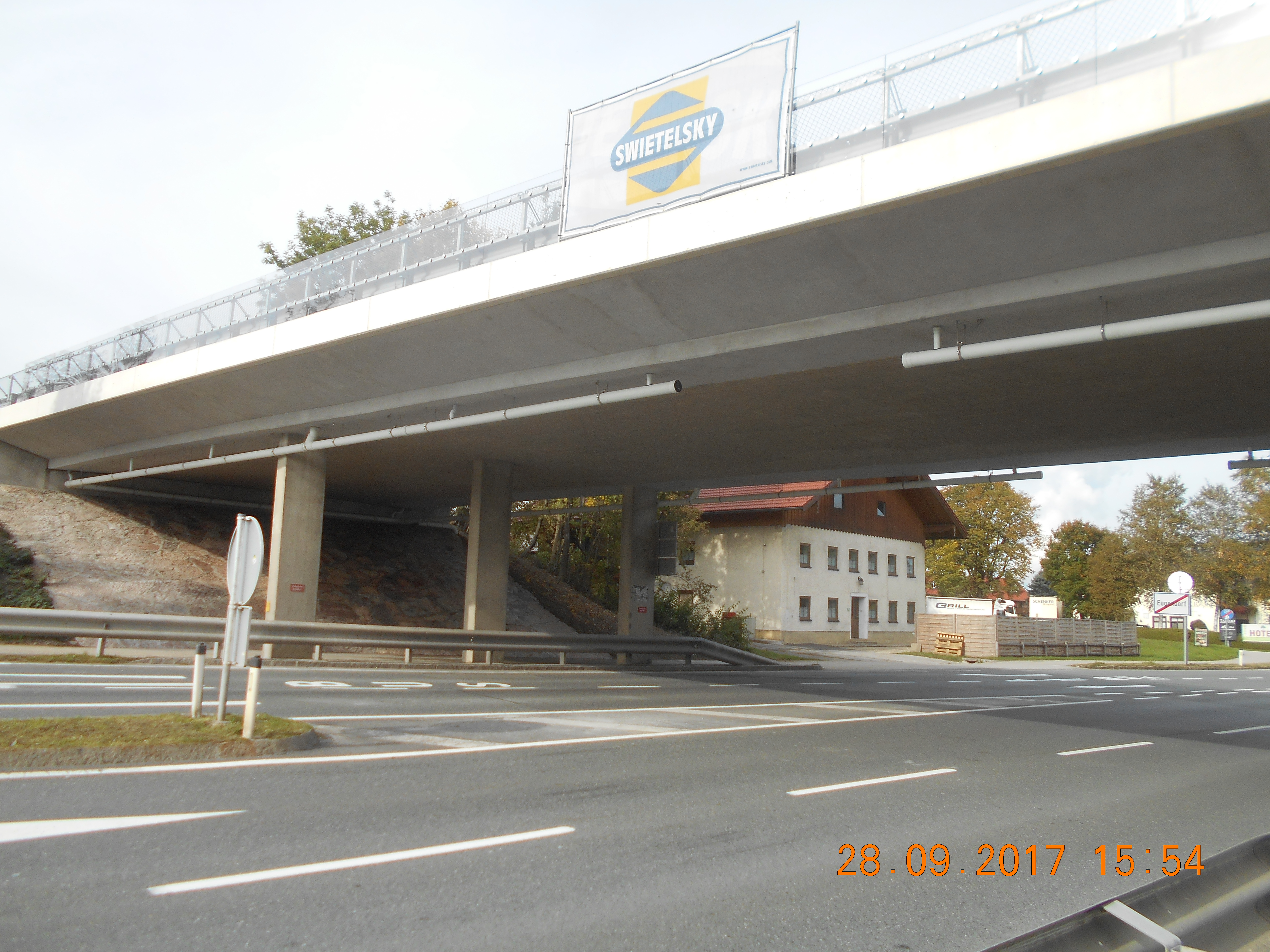 Unterführung B1 Eugendorf - Wegen- en bruggenbouw
