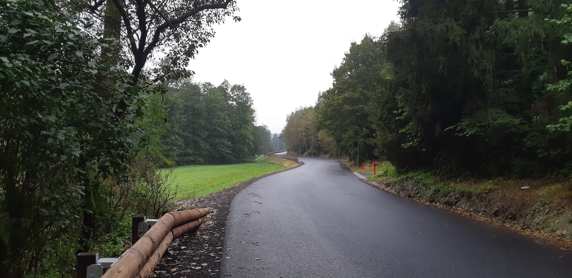 Trhová Kamenice – vybudování stezky pro chodce a cyklisty    - Wegen- en bruggenbouw