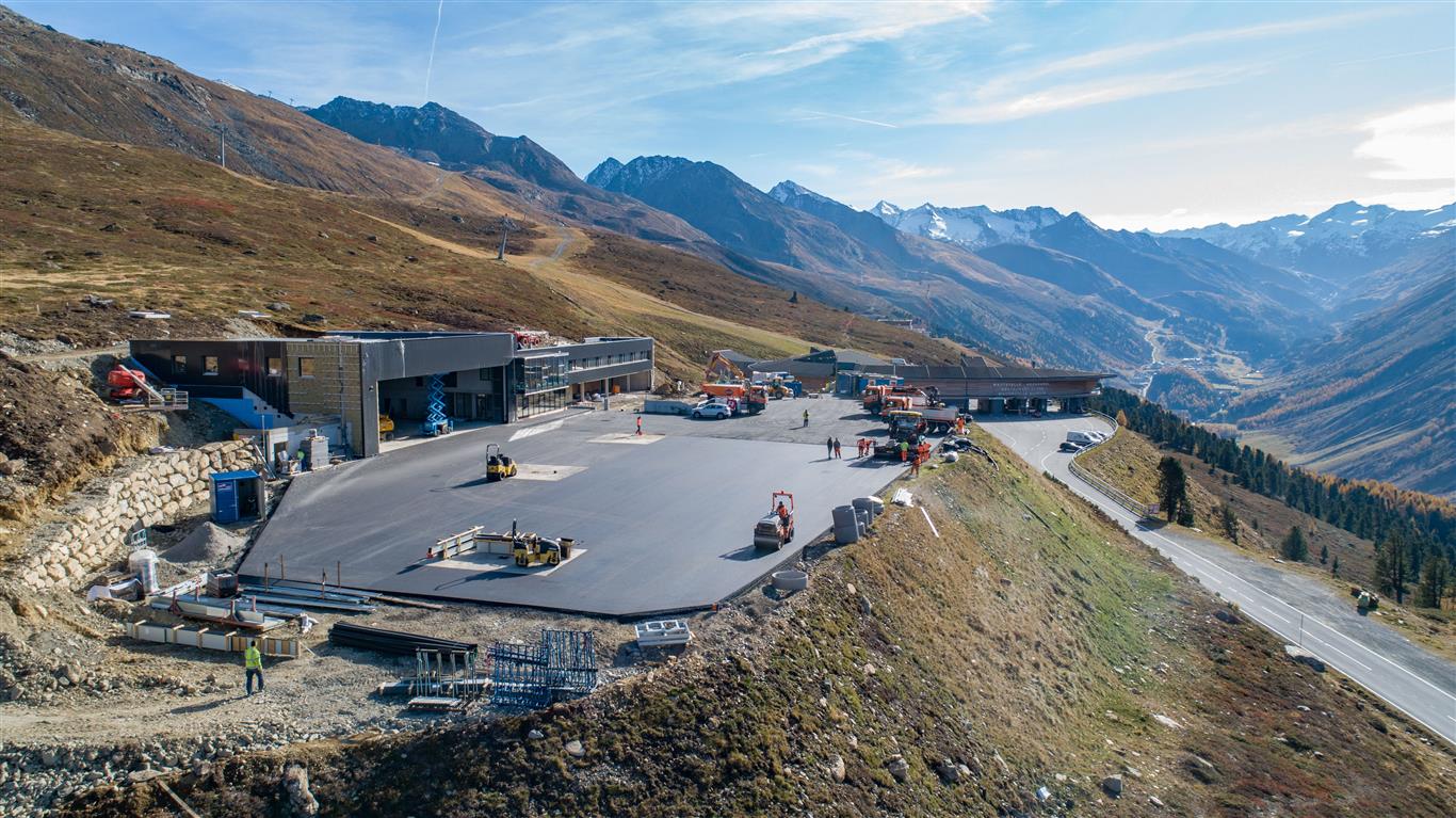 Heliport Hochgurgl - Wegen- en bruggenbouw