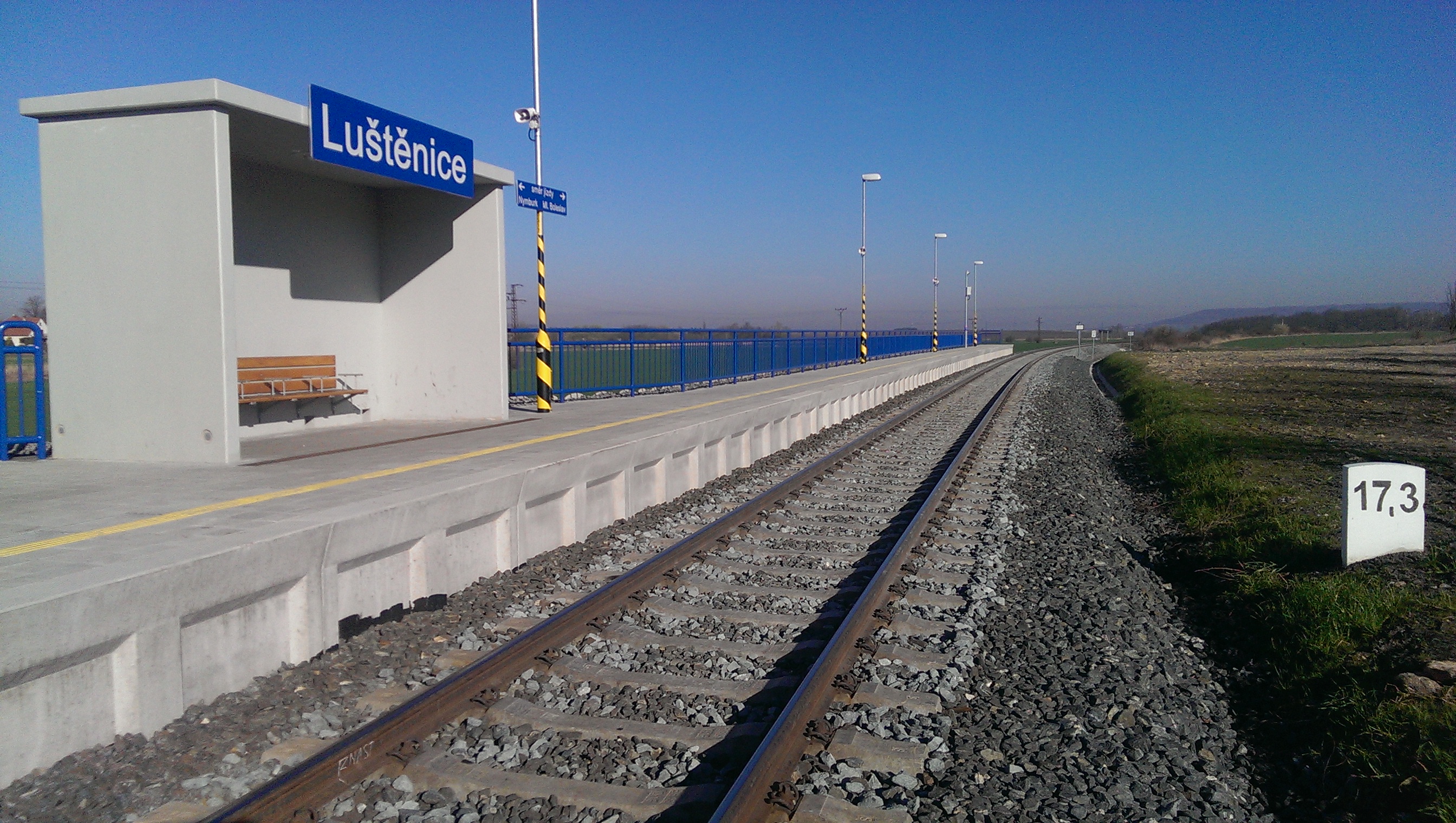 Zvýšení kapacity trati Nymburk – Mladá Boleslav, 1. stavba - Spoorwegbouw