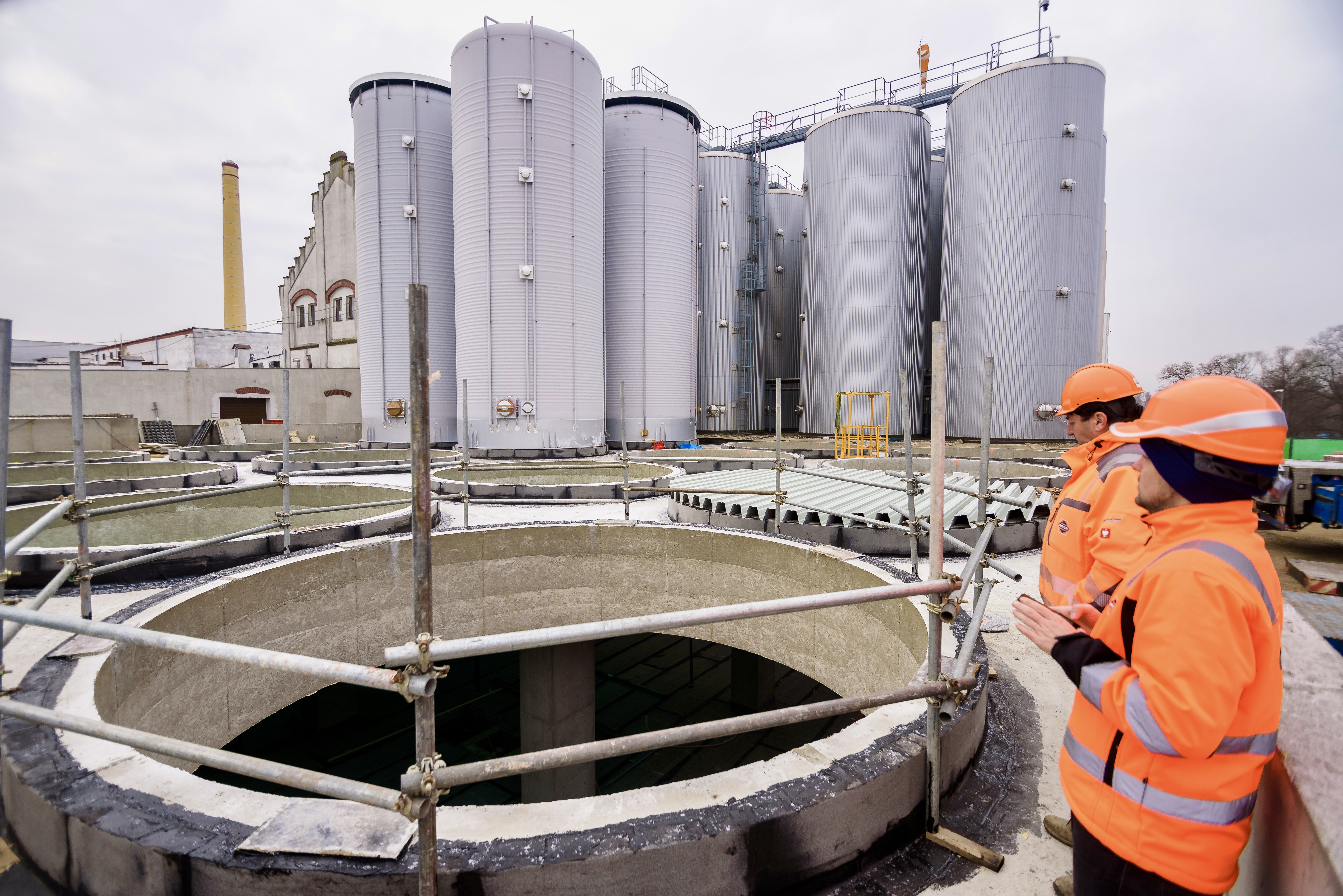 Pivovar Velké Popovice – budova CKT tanků - Bouw