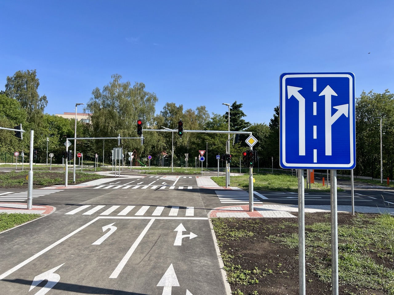 Příbram – rekonstrukce dopravního hřiště - Wegen- en bruggenbouw