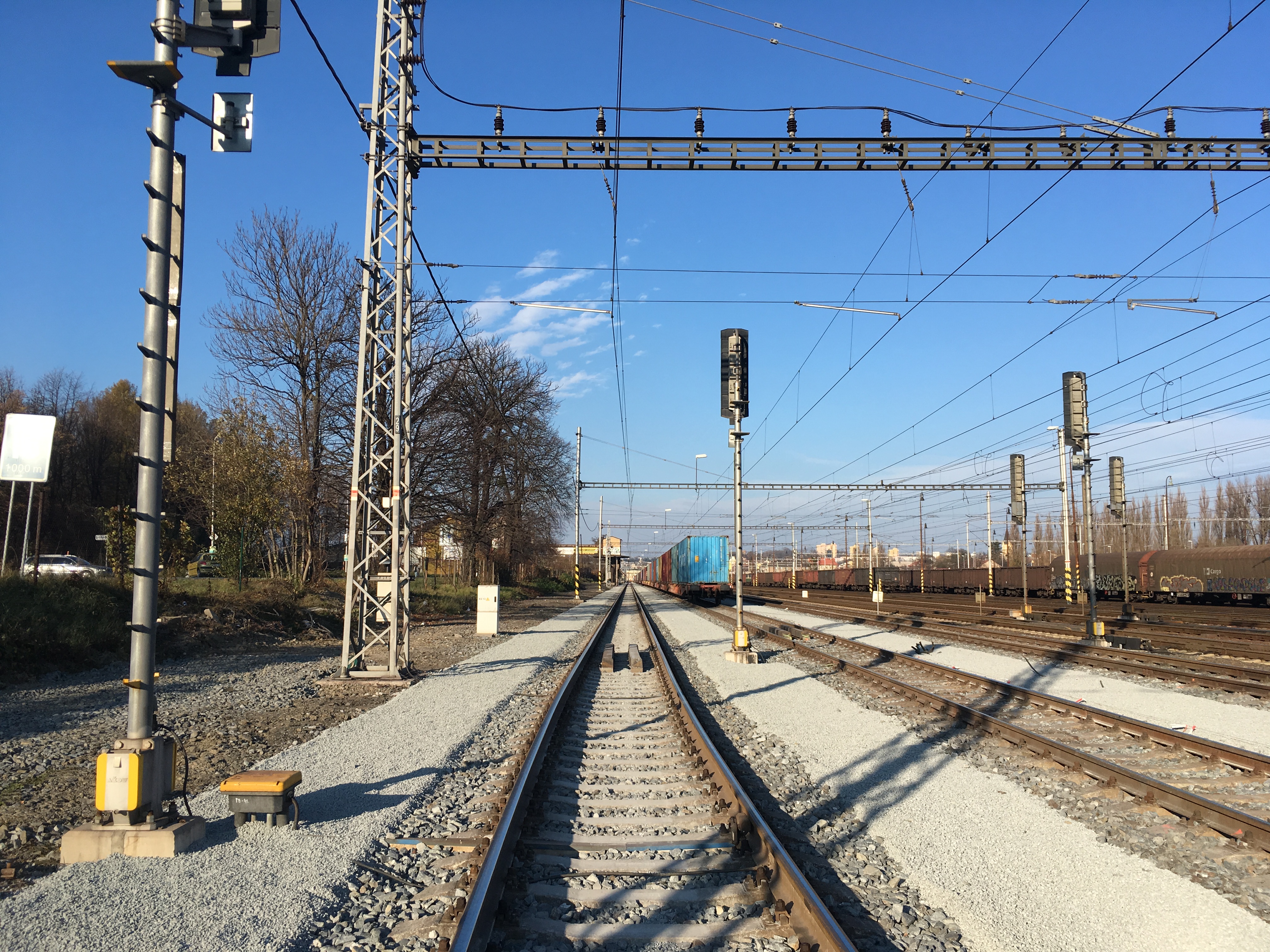 Oprava kolejí v žel. stanici Český Těšín  - Spoorwegbouw