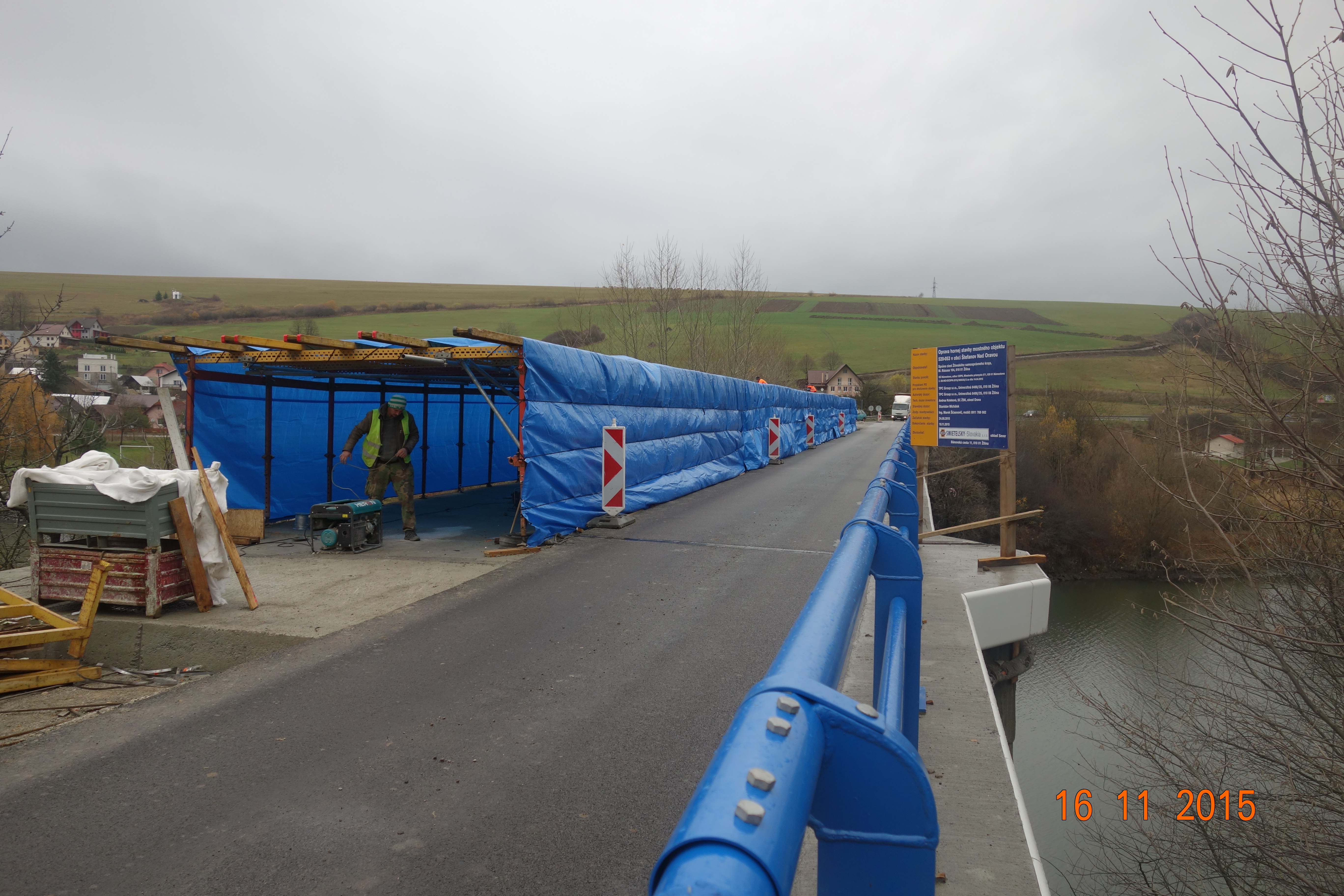 Modernizácia hornej stavby mostného objektu 520-053  podľa projektovej dokumentácie (84,50 m) - Wegen- en bruggenbouw