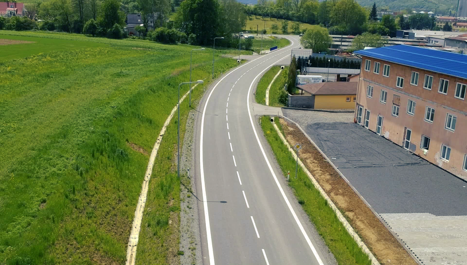 Silnice I/35 – výstavba úseku Lešná – Valašské Meziříčí (II. a III. etapa) - Wegen- en bruggenbouw