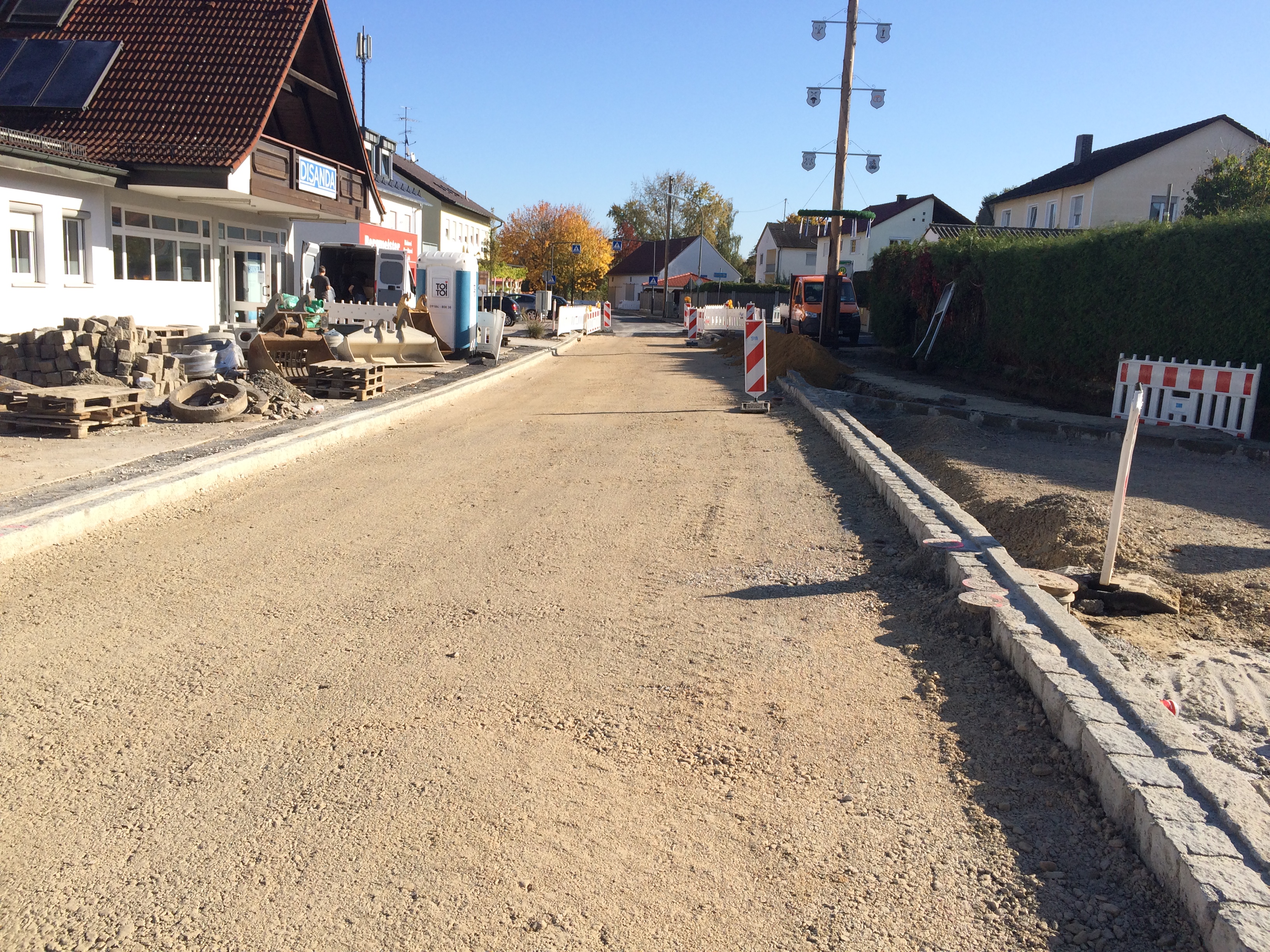 Straßenunterhalt 2019 - Stadtwerke Pfaffenhofen - Neubau Niederscheyerer Straße - Civiele bouwkunde