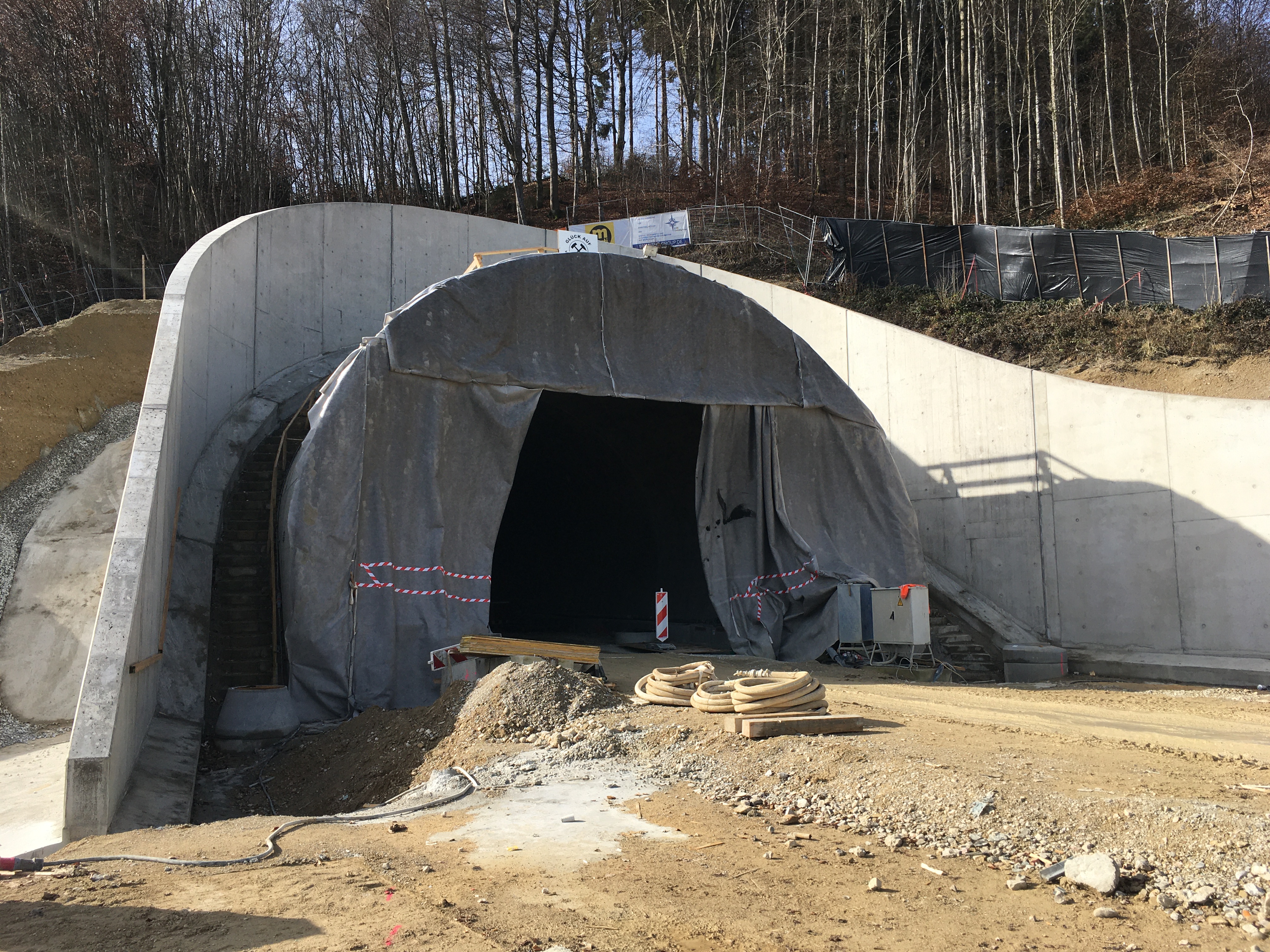 Aubergtunnel - Altenmarkt - Bouw