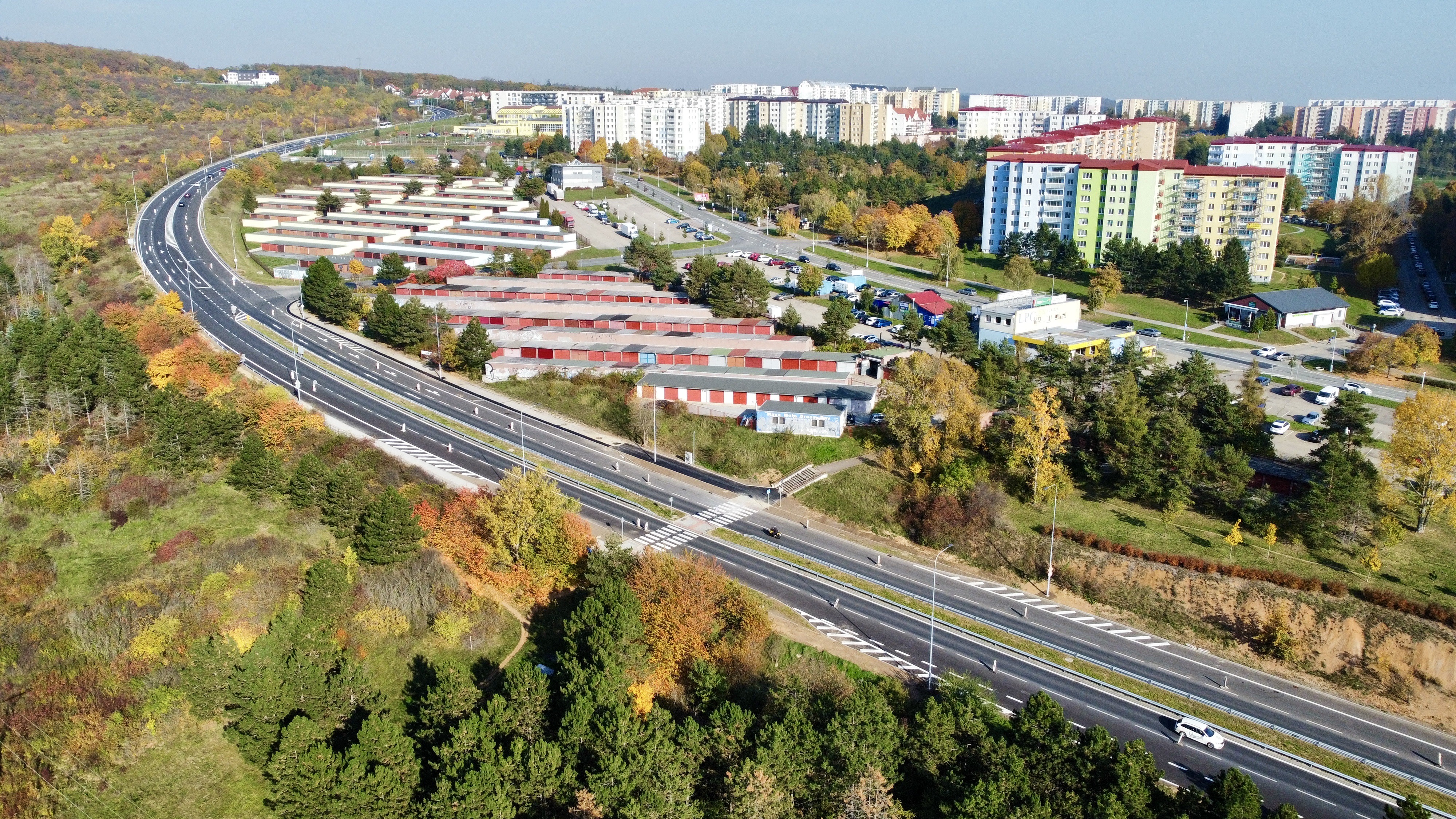 Brno – rekonstrukce ul. Jedovnická - Wegen- en bruggenbouw