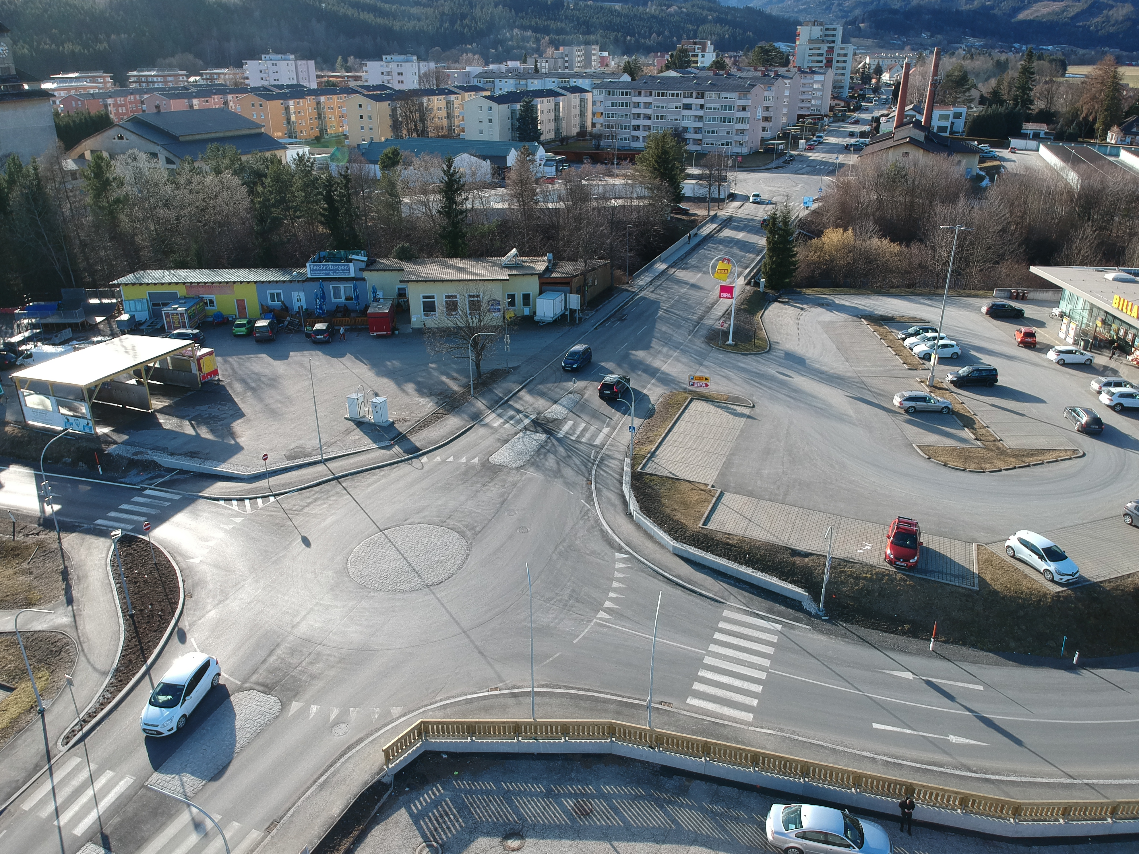 MKV Langefelderstraße, Trofaiach - Wegen- en bruggenbouw