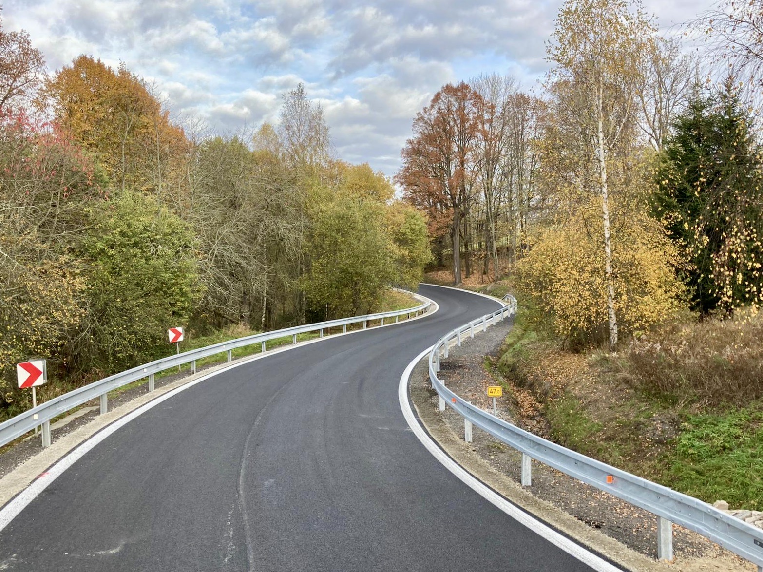 Silnice I/39 – rekonstrukce úseku Želnava–Záhvozdí - Wegen- en bruggenbouw