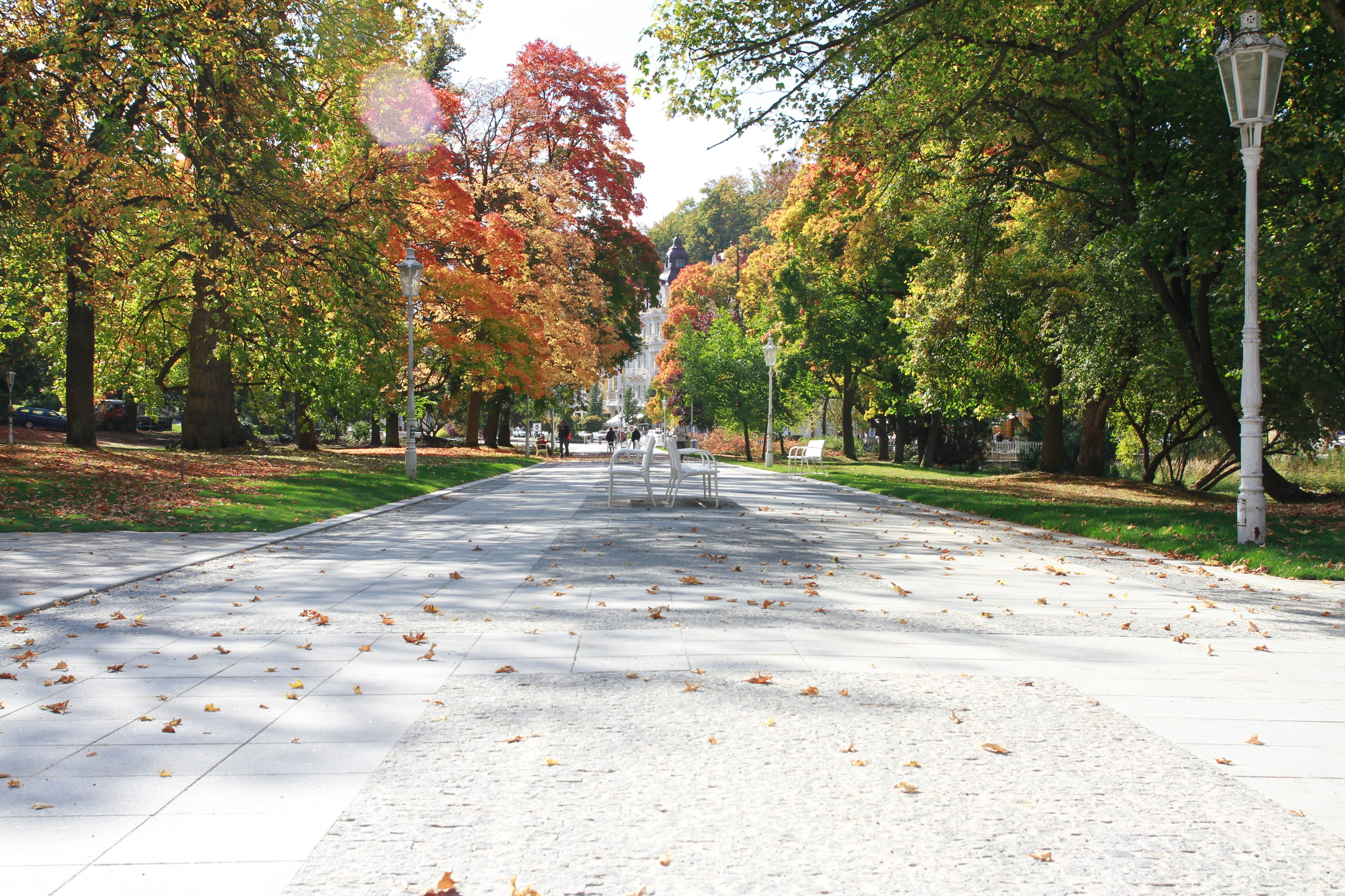 Mariánské Lázně – rekonstrukce parku - Wegen- en bruggenbouw