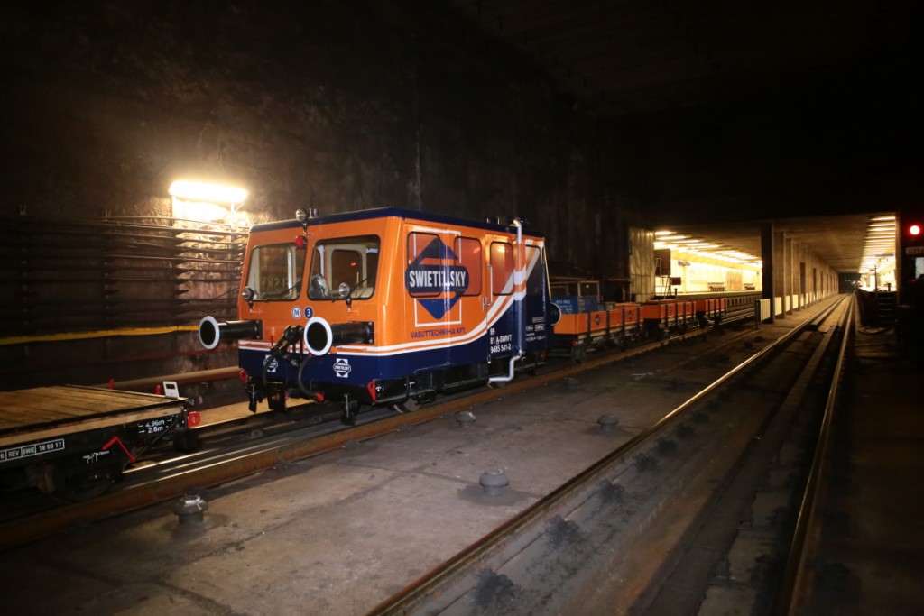 Budapesti M3 metróvonal rekonstrukciója - Spoorwegbouw