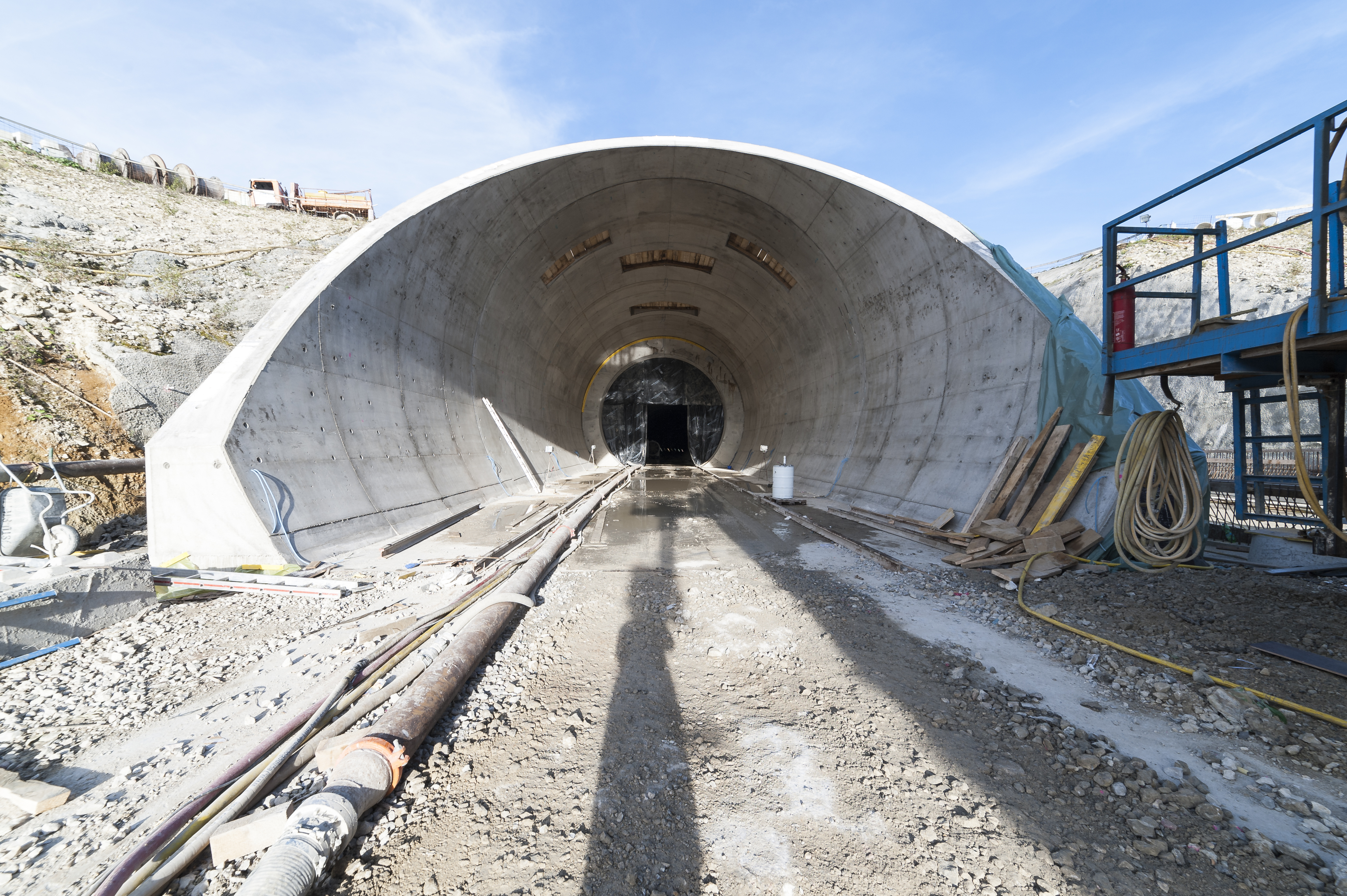 Tunnel Albaufstieg - Tunnelbouw