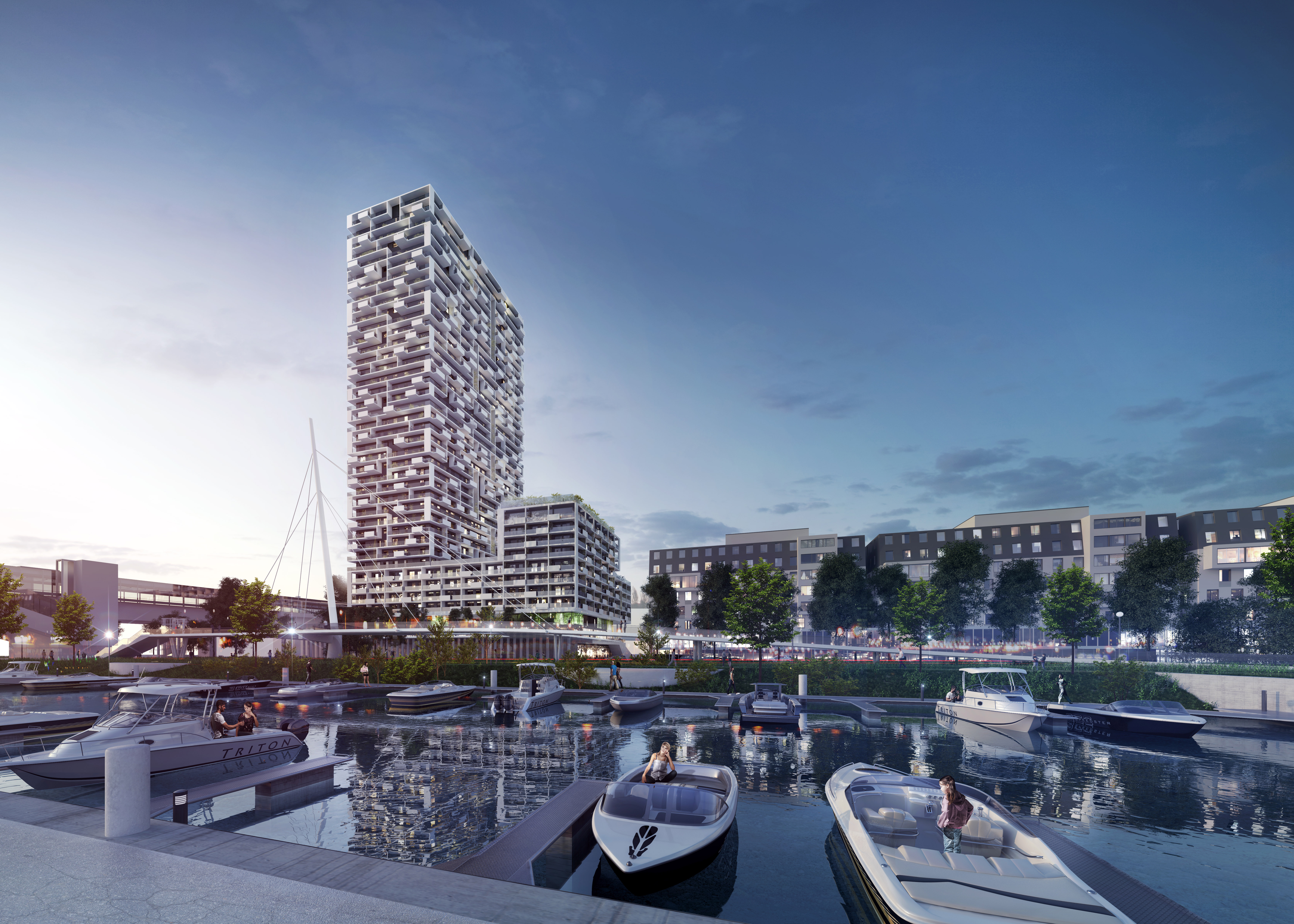 Marina Tower - Bouw