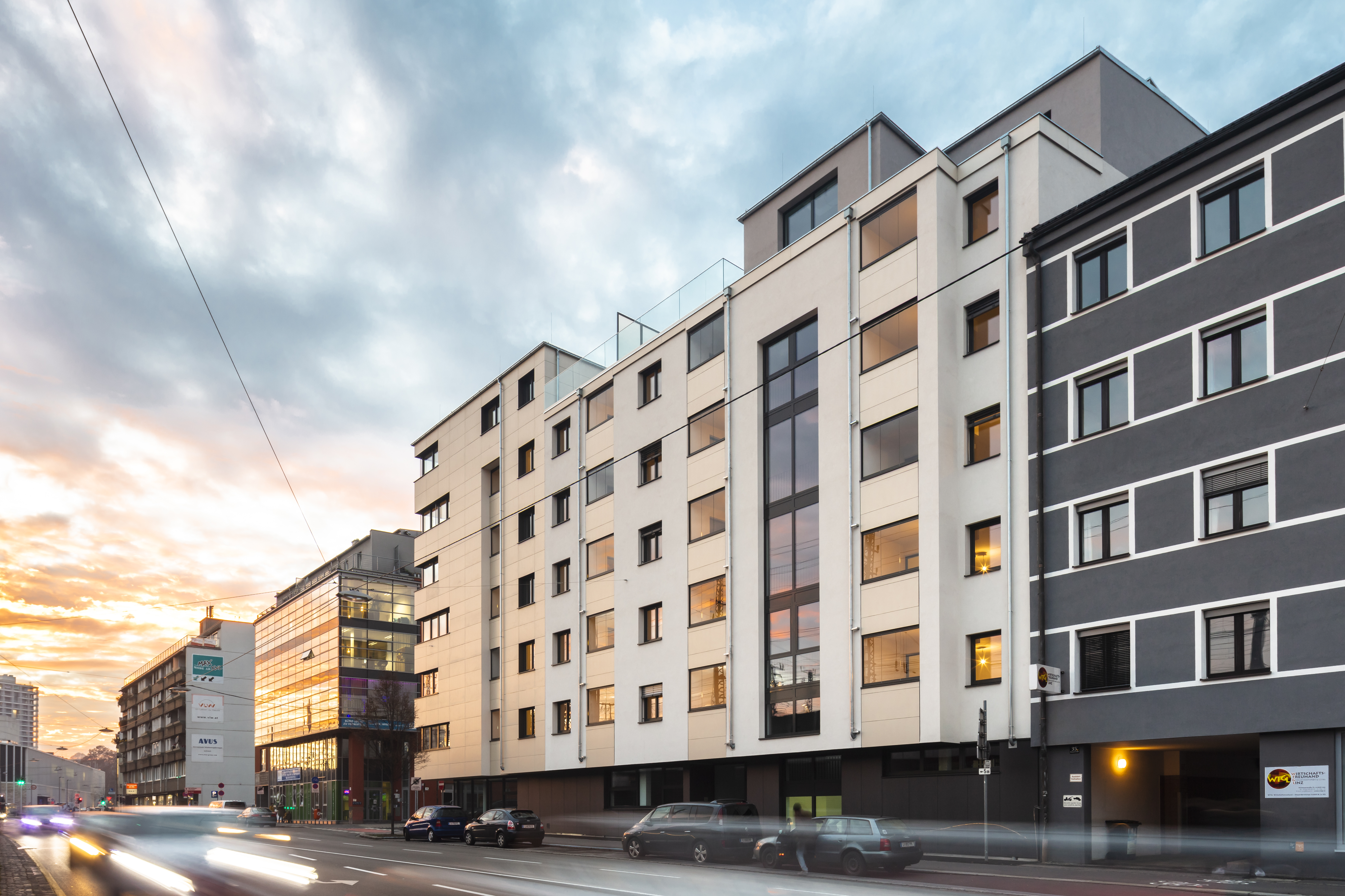 Neubau Wohnanlage Schubertstraße 47 - 49, 4020 Linz - Bouw