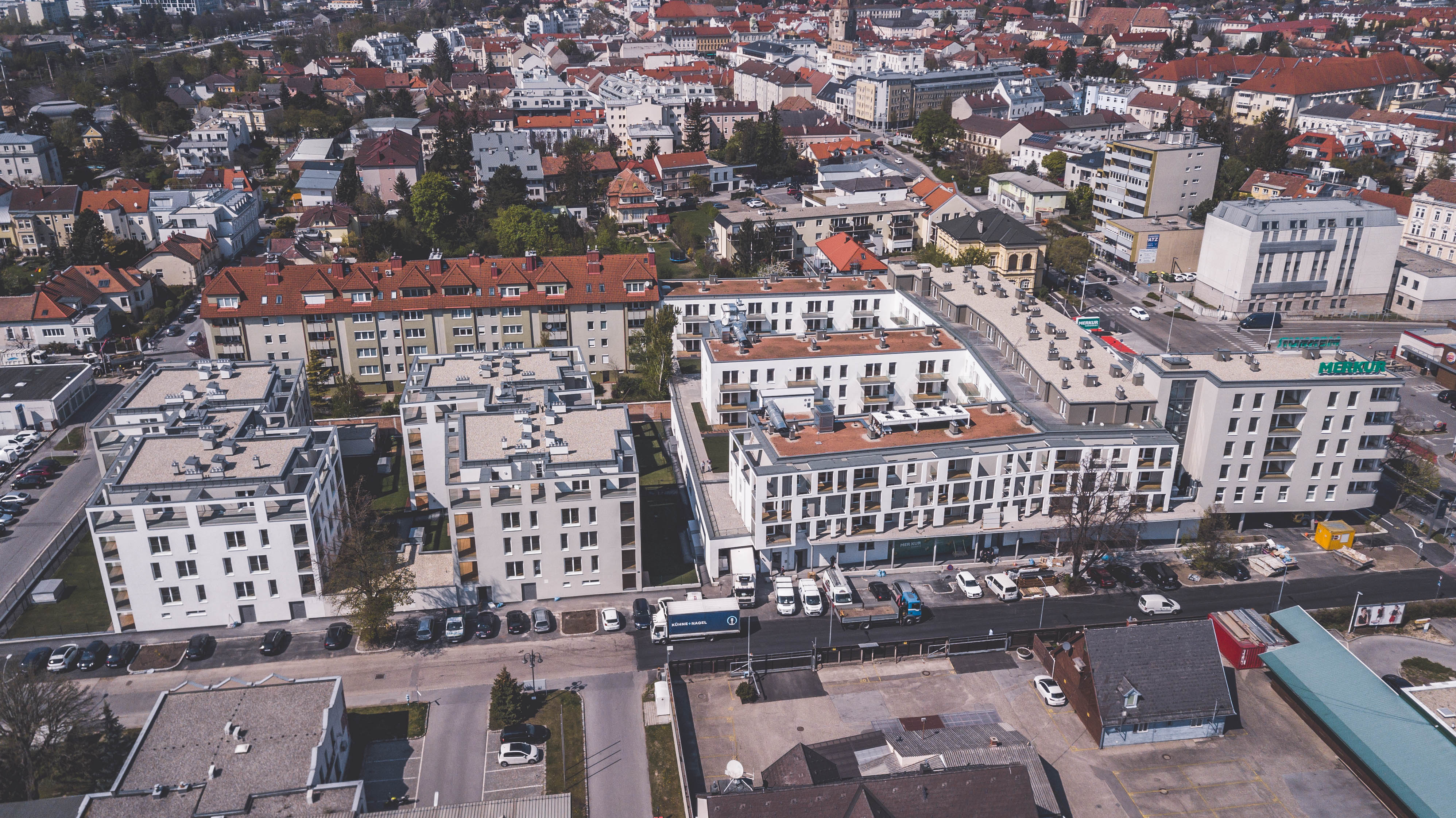 2100 Korneuburg, Corena Nova - Bouw