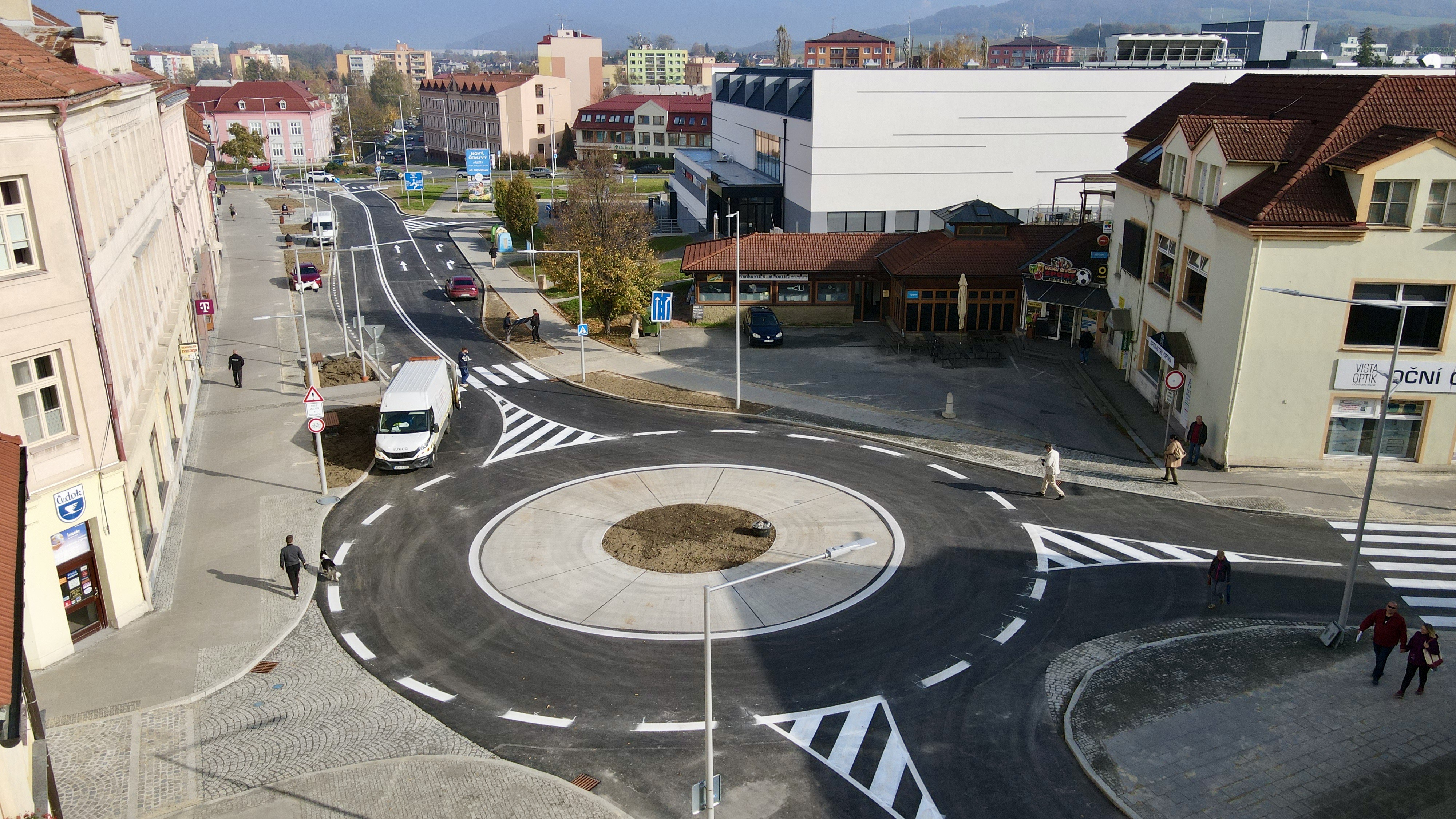 Nový Jičín – vybudování okružní křižovatky - Wegen- en bruggenbouw