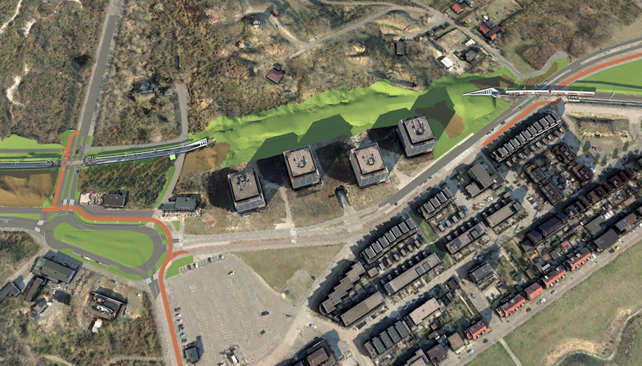 Impressie Traject Overwegen En Gesloten Bak 0 Impressie Traject Overwegen En Gesloten Bak 0