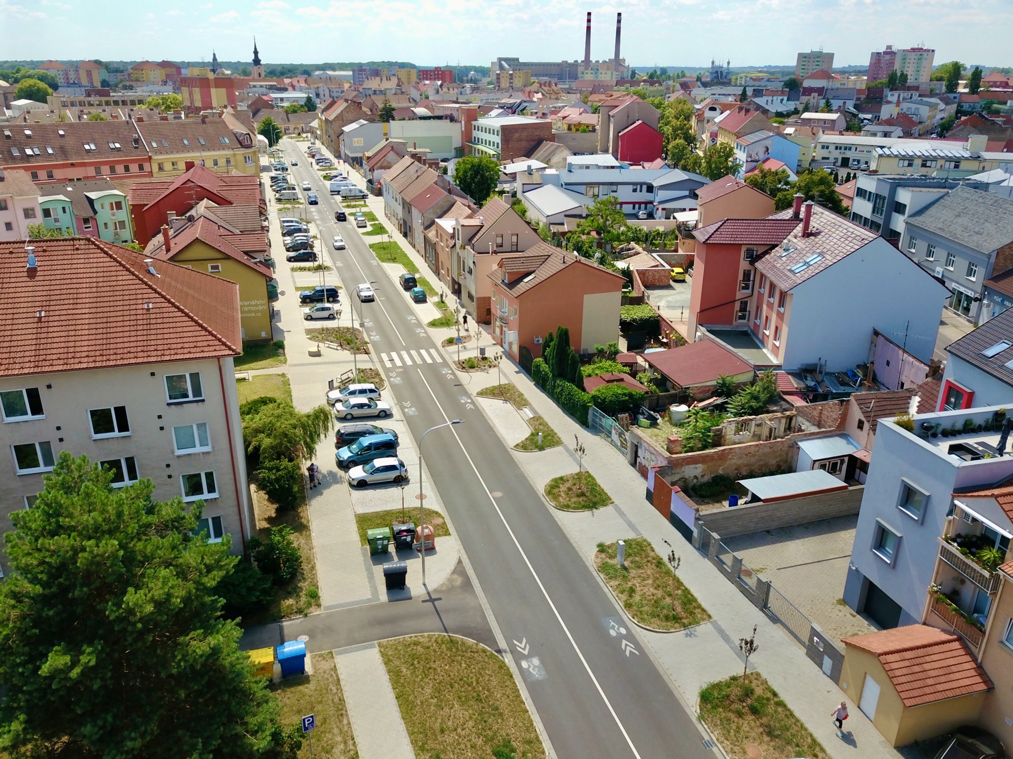 Hodonín – stavební úpravy ul. Měšťanská - Wegen- en bruggenbouw