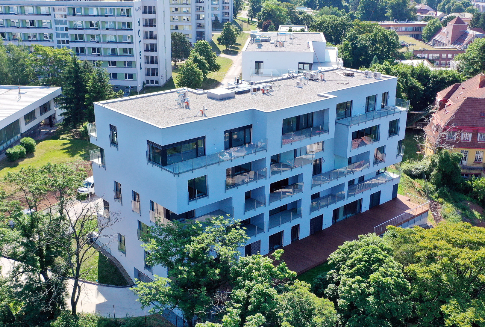Brno-Pisárky – novostavba bytového domu Hippokrates - Bouw