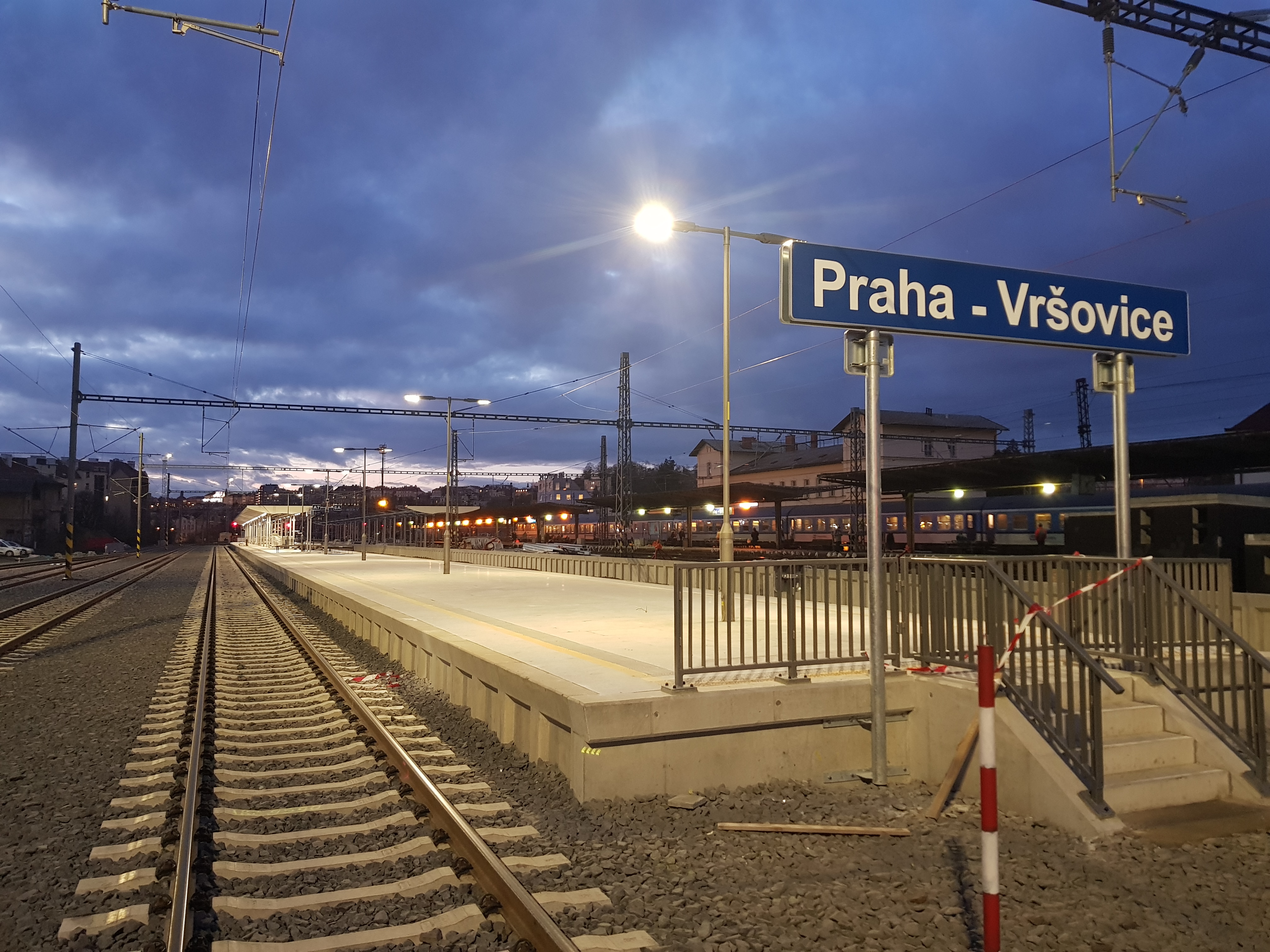 Optimalizace traťového úseku Praha Hostivař – Praha hl. n. (II. část) - Spoorwegbouw
