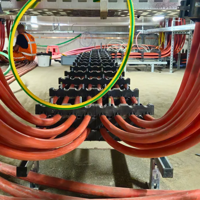 1500V kabel trace van GR naar GVI