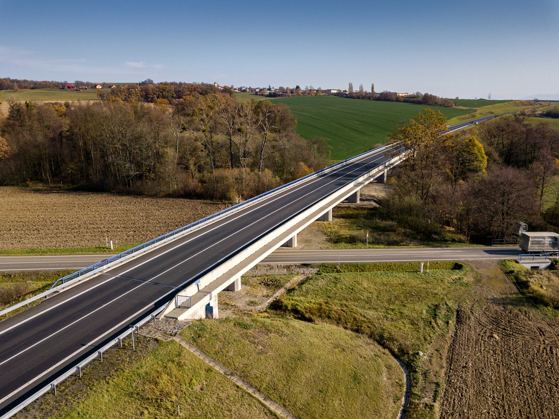 Silnice I/57 – rekonstrukce úseku Lukavec–Fulnek - Wegen- en bruggenbouw