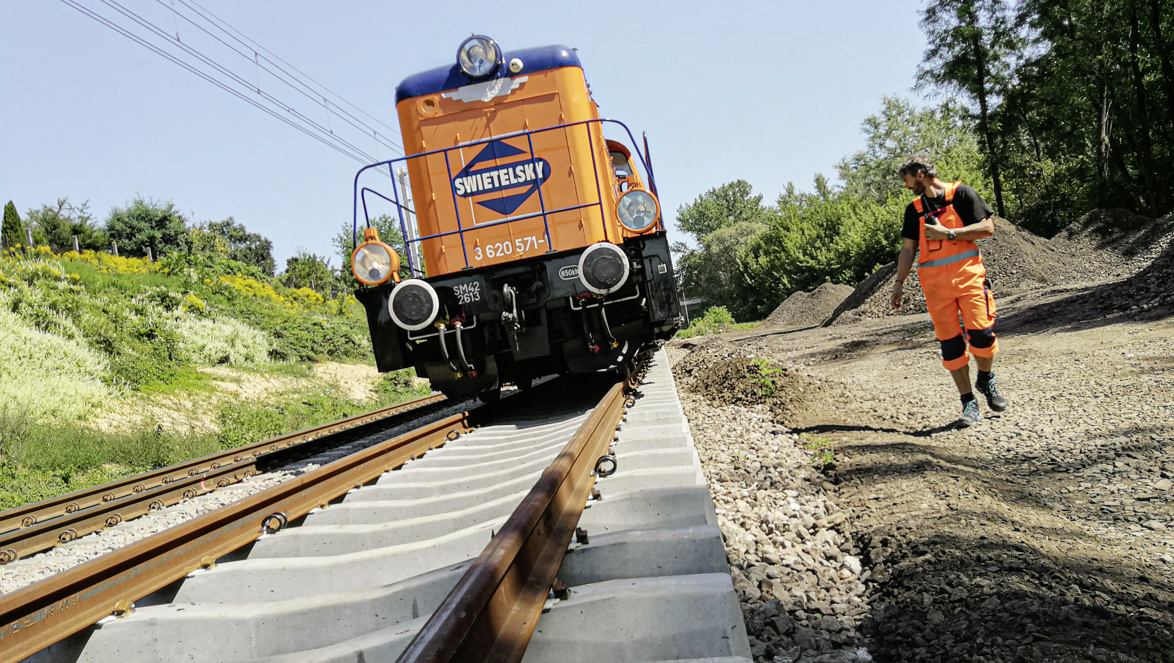 Prace budowlane na torze kolejowym, Railway 95 - Spoorwegbouw