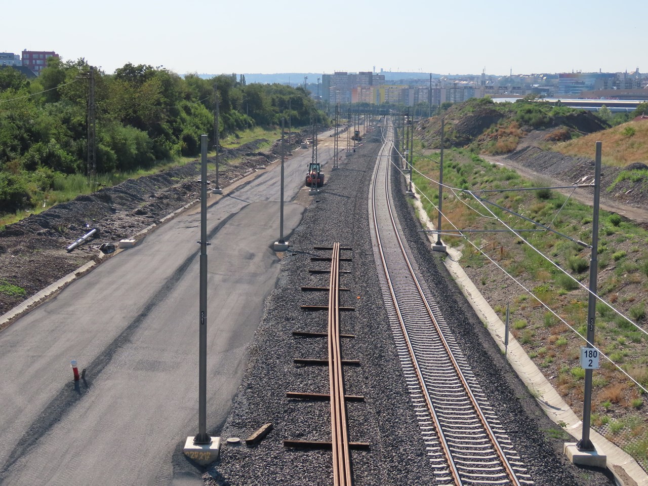 Optimalizace traťového úseku Praha Hostivař – Praha hl. n. (II. část) - Spoorwegbouw Optimalizace traťového úseku Praha Hostivař – Praha hl. n. (II. část) - Spoorwegbouw