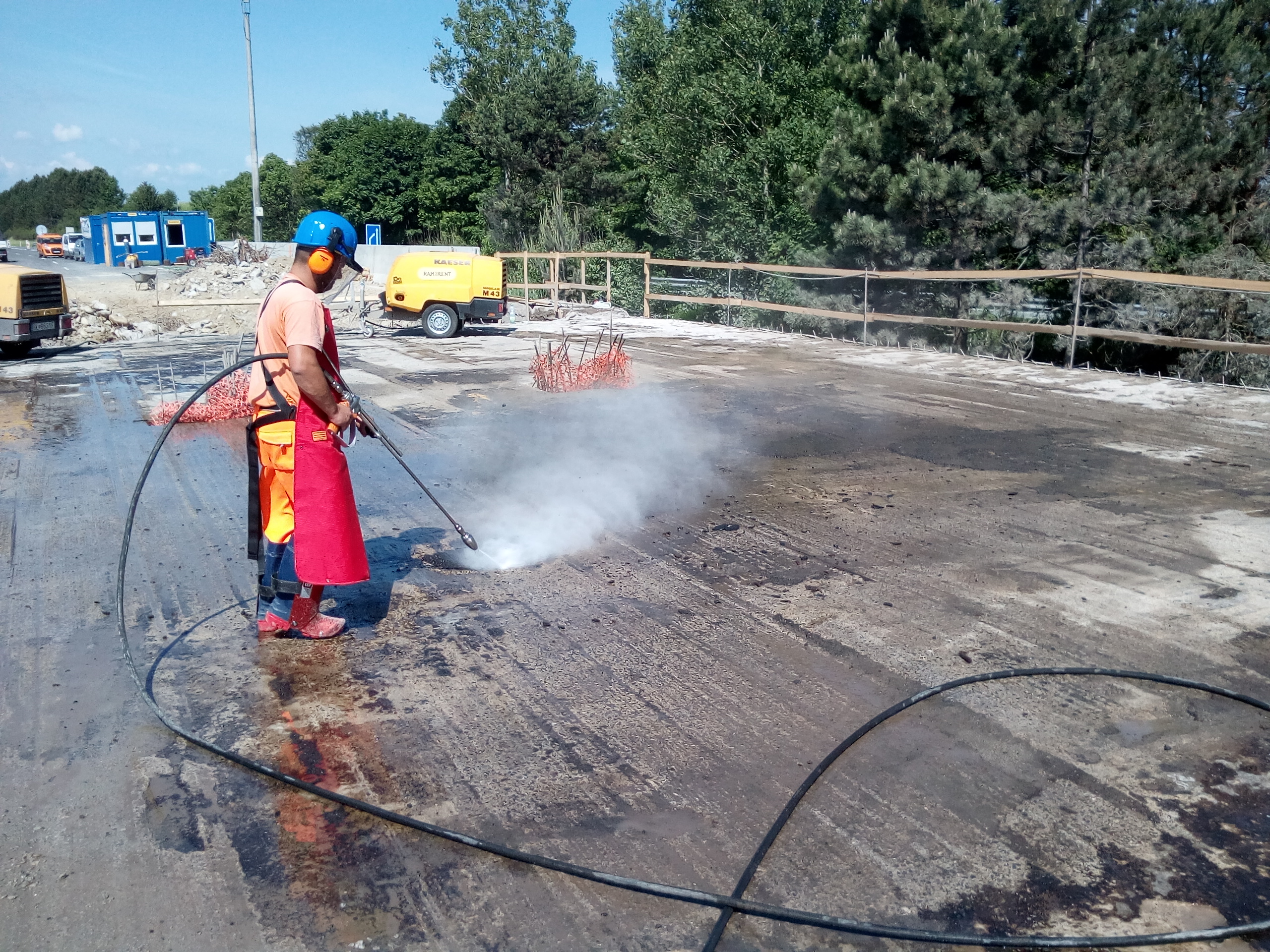 Vysokotlakové čistenie a búranie betónových konštrukcií vodným lúčom - Gespecialiseerde competenties